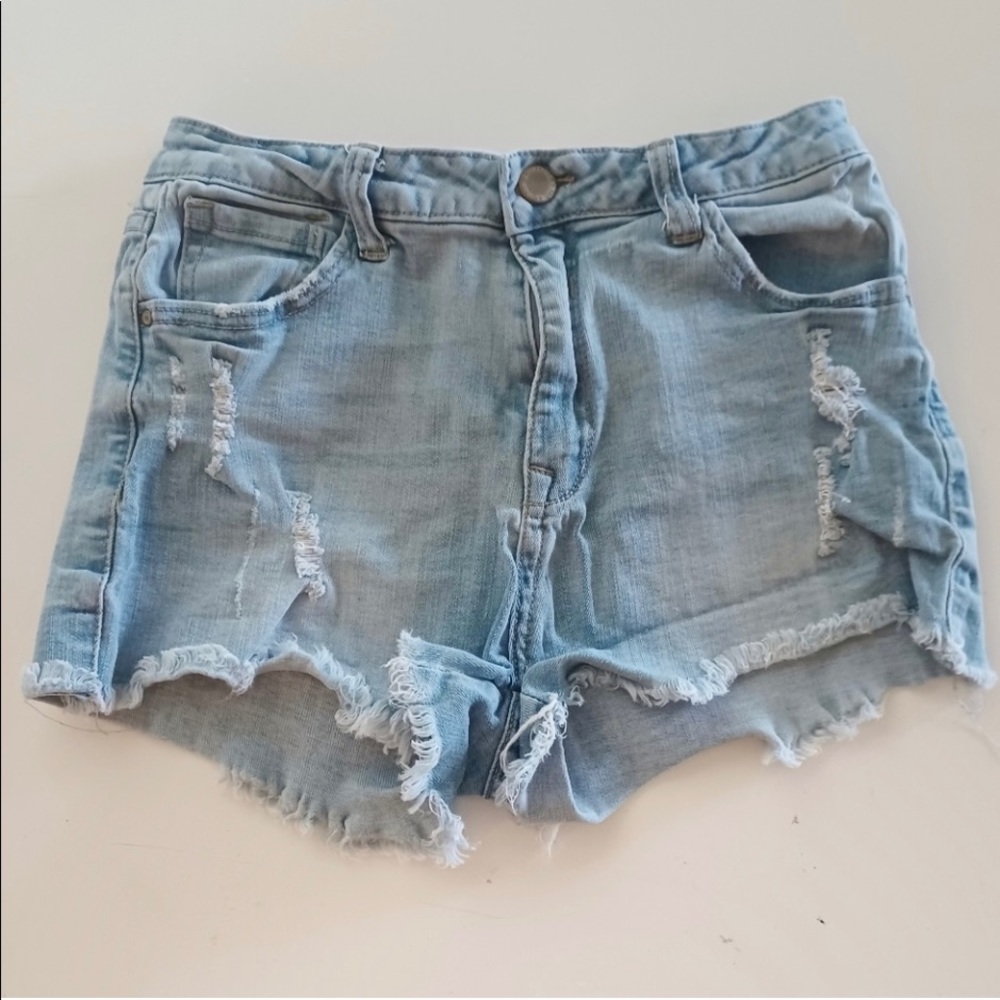 I am jeans kylie frayed shorts